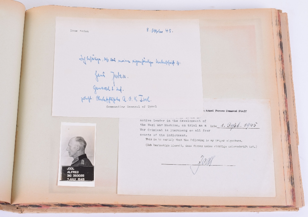 Historically Important Archive of Signatures and Photographs of Nuremberg War Trials Interest, - Image 7 of 24