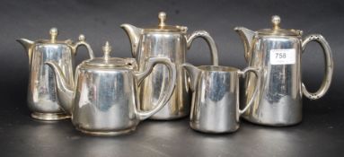 A collection of Mappin & Webb silver plated items, some stamped for Cadina Cafes.