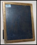 A large silver hallmarked 20th century easel picture frame stamped for Sheffield 1992.