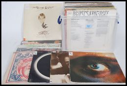 A collection of Long Play ( lp's ) vinyl records from the of to include Led Zepplin,
