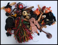 A collection of Pelham Puppets to include Dina ( larger scale ), MacBoozle,
