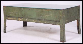 A large mid 20th century Industrial engineers tray,