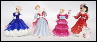 A collection of 4 Royal Doulton figures -  Figure of the Year Collection.