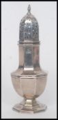 A silver hallmarked sugar sifter by Edward Viner, Sheffield  1940. Total weight 168.2g.