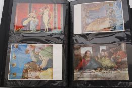 A collection of mid 20th century postcards to include British and European all contained within a