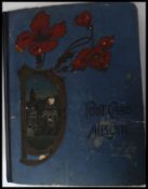 A good Edwardian postcard album,