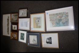 A collection of paintings by Chamberlain.