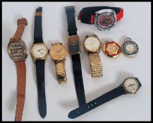 A collection of mechanical watches to include 2 Lucerne fob watches,