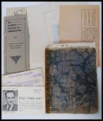 A unique Victorian Bristol Socialist book of handwritten meetings / speeches.