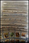CIGARETTE CARDS: A LARGE collection of assorted vintage cigarette trading cards - various makes and