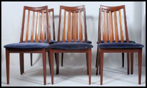 A good set of 1970's G-Plan teak wood dining chairs.