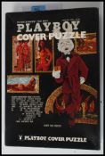 A retro Playboy cover puzzle 300 piece jigsaw puzzle dated for January 1971