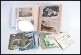A collection of postcards - some early, some mid-century to include topographical,