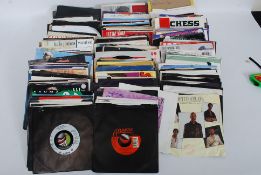 A large collection of 45rpm vinyl rercord singles mainly from the 1980's to include Pet Shop Boys,