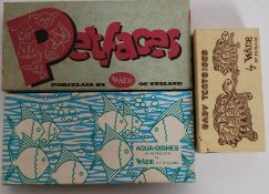 A collection of Wade ceramics in original boxes to include Aqua Dishes,