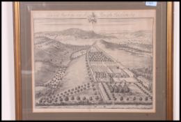 BRISTOL Sneed (Sneyd) Park c1768 print entitled The Seat of Joseph Jackson. by Johannes Kip.