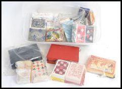 A good assortment of vintage playing cards,