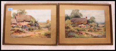 After Sylvester Skinner. A pair of framed and glazed early 20th century prints.