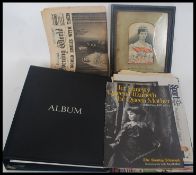 Royalty Postcards (x2 albums approx 160 cards) and ephemera collection. Vintage to modern.
