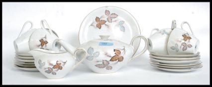 A retro 1970's chintz pattern part tea service by Thomas of Germany.