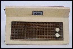 A vintage 1960's two tone red and cream cased Dansette Major De - Lux,