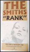 THE SMITHS - The Smiths 1988 promo poster for ' Rank '.