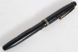 An American Vintage Parker Parkette Zephyr Fountain Pen bearing impressed marks to the stem