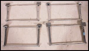 A fabulous set of chrome 4 x 1970's carriage luggage racks.