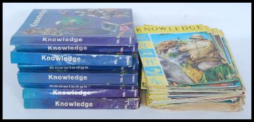 A large collection of  retro mid century Knowledge Magazines dating from the 1960's