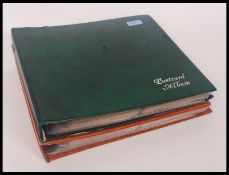 British topographical multi view postcard collection in two albums. Over 600 cards.