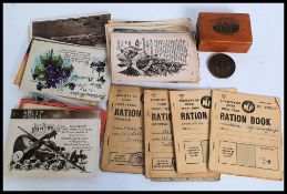 A mixed collection to include a small quantity of assorted postcards (mostly First World War