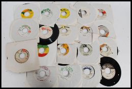 REGGAE -  A collection of approx twenty reggae 45rpm vinyl singles to include various artists and