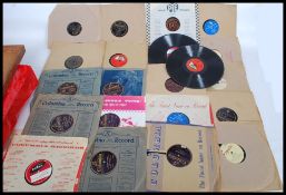 A collection of various Jazz / Dance long play records in 78rpm format containing various artists