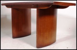 A 1930's large Art Deco oak veneer dining table.