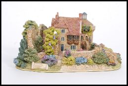 LILLIPUT LANE: Original boxed Lilliput Lane ceramic cottage L2103 Scotney Castle Gardens,