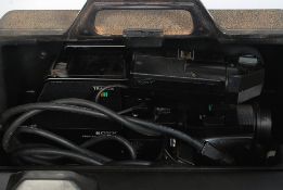 A vintage Sony Betamax player / recorder and accessories - to include a Trinitron camera and