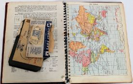 A vintage 20th century stamp album containing various countries,