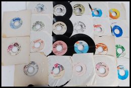 REGGAE -  A collection of approx twenty reggae 45rpm vinyl singles to include various artists and