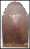 A walnut Queen anne revival decorative large overmantel mirror,