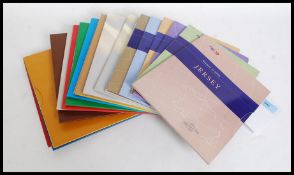 A collection of Stamps of the Year Jersey, containing every year from 1986 through to 2005.