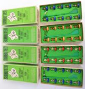 SUBBUTEO: A collection of 4x Subbuteo football teams - each 100% complete and within the original