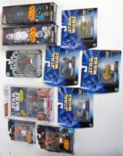 STAR WARS: A collection of 10x assorted series carded Star Wars action figures to include