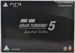 PLAYSTATION 3: A Gran Turismo 5 ' Signature Edition ' Playstation 3 PS3 boxed game and accessories