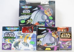 STAR WARS: A collection of 3x Micro Machines Galoob Star Wars sets to include Ice Planet Hoth,