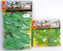 BRITAINS: 2x original vintage Britains ' Tree Models ' - each sealed within the original packaging