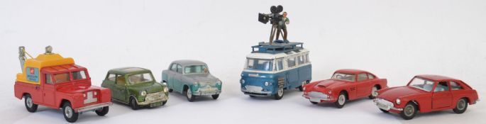 CORGI: A collection of 6x loose vintage Corgi diecast models - all in generally fair - very good