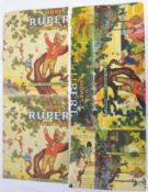 RUPERT ANNUAL OFFCUTS: An unusual piece of Rupert Annual history - two slithers of original