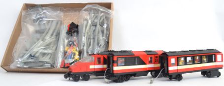 LEGO: An original vintage Lego 7745 ' High Speed Express ' train and track.