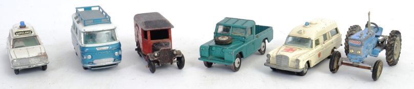 DIECAST:  A collection of 6x vintage Corgi / Dinky loose diecast to include Dinky Vauxhall Victor,