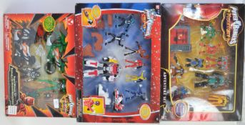 POWER RANGERS: A collection of 3x Power Rangers action figure sets - Jungle Fury,